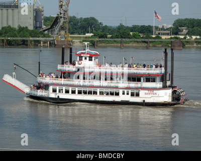 Tom Sawyer riverboat sur Mississippi River Banque D'Images