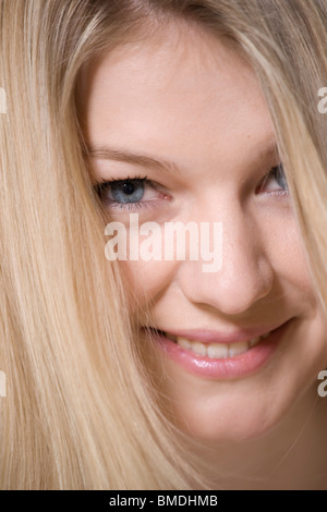 Portrait of Woman's Face Banque D'Images