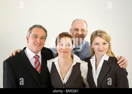Portrait de groupe de gens d'affaires Banque D'Images