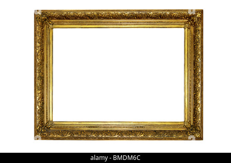 Cadre photo de l'or dans le style Renaissance. Banque D'Images