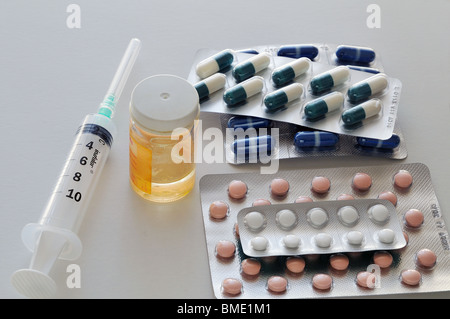 Seringue de produits médicaux ; Banque D'Images