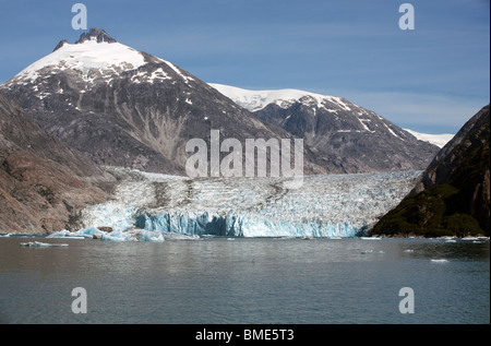 Les icebergs à Dawes Glacier dans l'Endicott Arm Bay Alaska AK SS ...