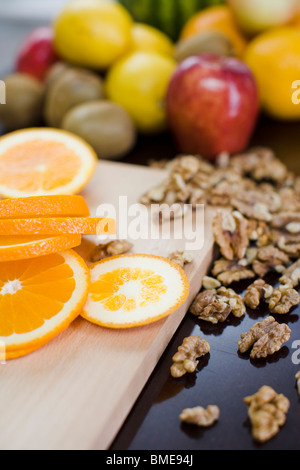 Les noix et les fruits, la Suède. Banque D'Images