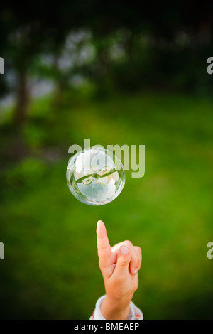 Un soapbubble, la Suède. Banque D'Images