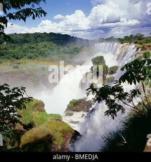 Avis de cascade, elevated view Banque D'Images