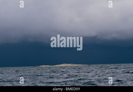 Storm brewing over sea Banque D'Images