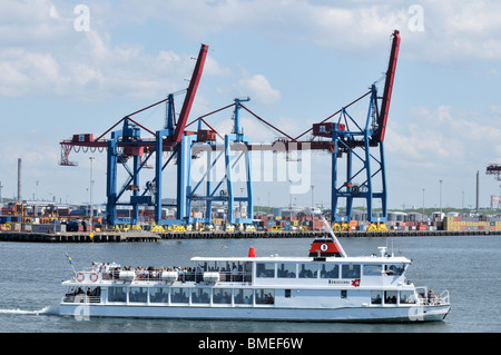 La Scandinavie, la Suède, Göteborg, vue du port de ferry Banque D'Images