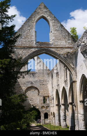 Abbaye de Jumièges, JUMIÈGES FRANCE Banque D'Images