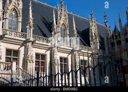 PALAIS DE JUSTICE DE ROUEN, FRANCE Banque D'Images