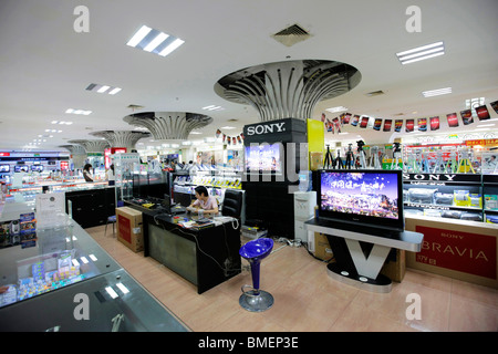 Electronics show room à Yiwu Marché, Yiwu, Province de Zhejiang, Chine Banque D'Images