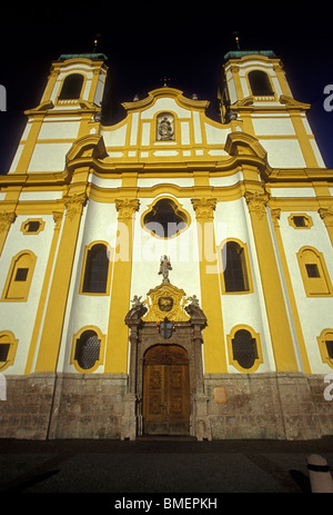 Basilique de wilten, stiftwilten, ville d'Innsbruck, Tyrol, Autriche Etat Banque D'Images