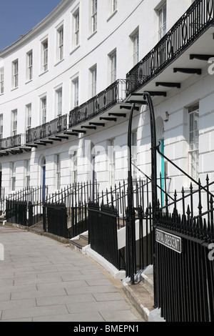 ROYAL CRESCENT. CHELTENHAM SPA. Le GLOUCESTERSHIRE. L'Angleterre. UK Banque D'Images