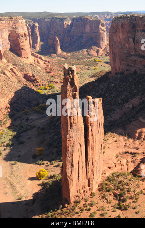 Spider Rock Canyon de Chelly Navajo Nation USA Arizona Banque D'Images