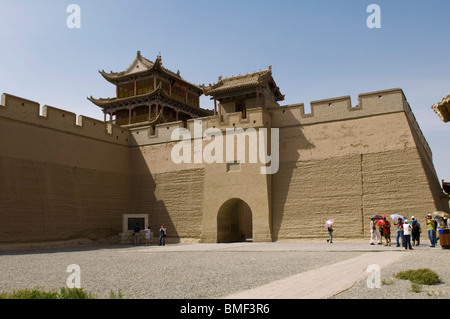 Jiayuguan Jiayuguan, Col, Province de Gansu, Chine Banque D'Images