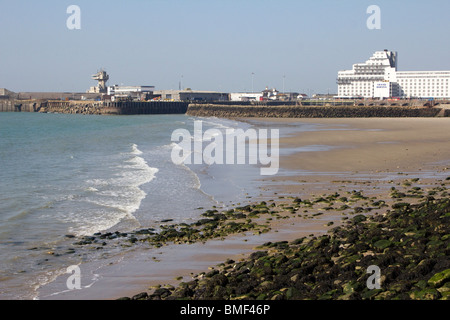 Plage de Folkestone Kent England uk go Banque D'Images