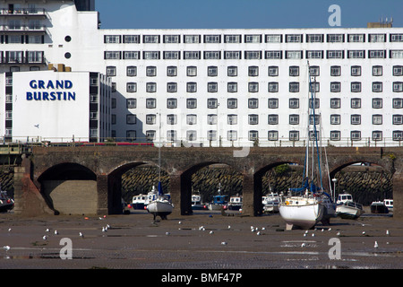 Le port de Folkestone Kent England uk go Banque D'Images