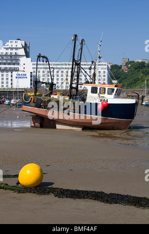 Le port de Folkestone Kent England uk go Banque D'Images