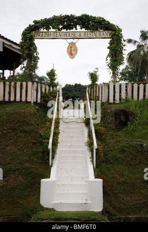 Maison de thé anglais, Sandakan, Bornéo Banque D'Images