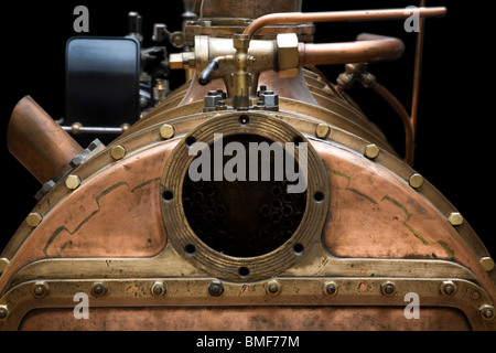 Du xixe siècle et au début du xxe siècle de la vapeur et de machines diesel, moteur marin à triple expansion 1883, Deutsches Museum, Munich, Allemagne Banque D'Images