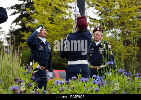 Une Journée du souvenir - Memorial Day 2010. Cérémonie le 27 mai 2010 pour honorer les soldats qui sont morts en service militaire. Banque D'Images