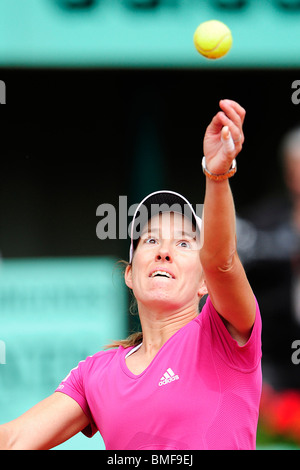 Justine Henin (BEL) participent à l'Open de France 2010 Banque D'Images