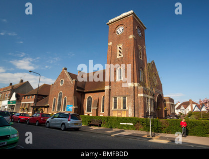 Frinton and Église libre dans l'avenue Connaught, Frinton and on Sea, Essex, UK Banque D'Images