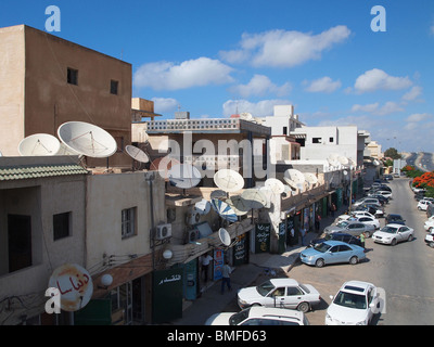 Tripoli Libye plat et chaînes de magasins Banque D'Images