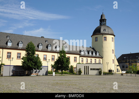 Unteres Schloss à Siegen, Rhénanie du Nord-Westphalie, Allemagne Banque D'Images