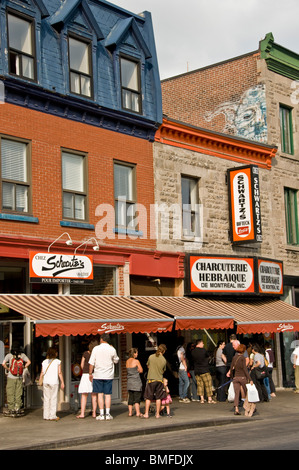 Schwartz Deli Boulevard St Laurent Montréal Banque D'Images