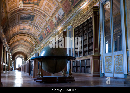 L'intérieur, le château de FONTAINEBLEAU (16C), FRANCE Banque D'Images