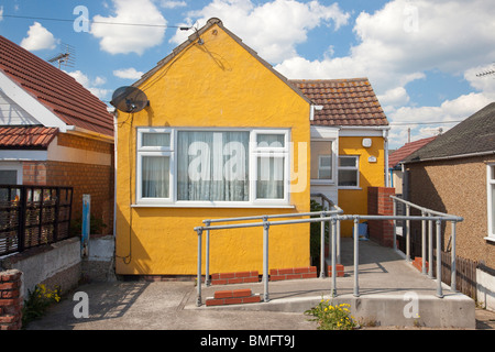 Une maison à Jaywick Sands, Essex, UK Banque D'Images