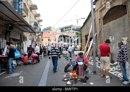 Marché aux puces - Vieux Jaffa - Tel Aviv - Israël Banque D'Images