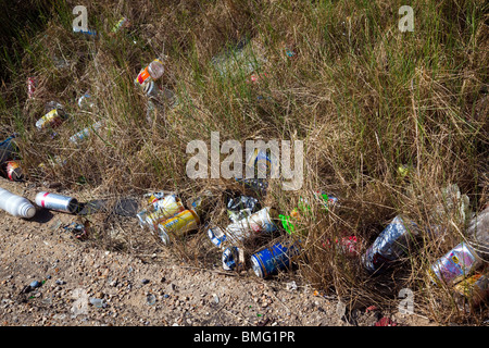 litière de dumping Banque D'Images