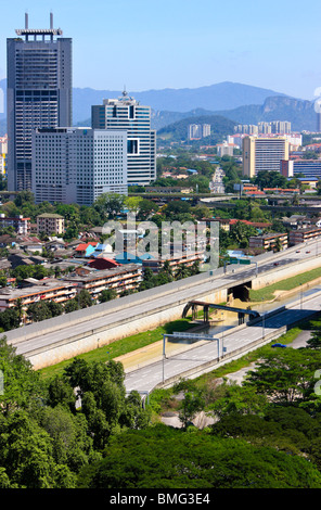 Vue aérienne de Kuala Lumpur Banque D'Images