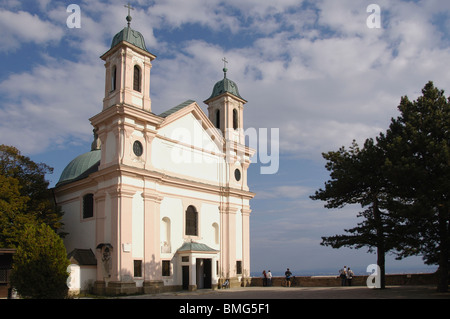 Eglise de Saint Leopold sur le Leopoldsberg Banque D'Images