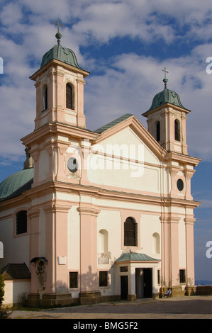 Eglise de Saint Leopold sur le Leopoldsberg Banque D'Images