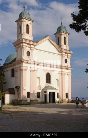 Eglise de Saint Leopold sur le Leopoldsberg Banque D'Images