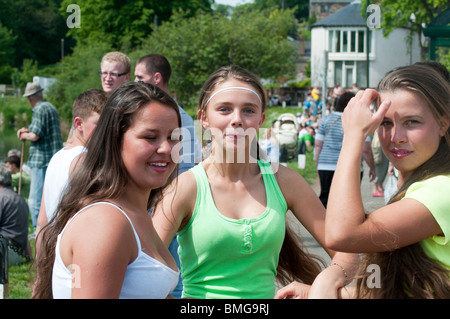 Coulisses de Appleby Horse Fair Juin 2010 Banque D'Images