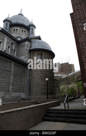 Université du Québec - Chapelle Notre-Dame de Lourdes - Rue Sainte-Catherine Est - Montréal - Québec - Canada Banque D'Images