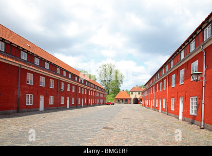 Partie de la citadelle Kastellet à Copenhague, Danemark. Banque D'Images
