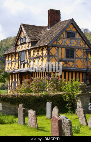 Stokesay Castle, Craven Arms Shropshire, England, UK Banque D'Images