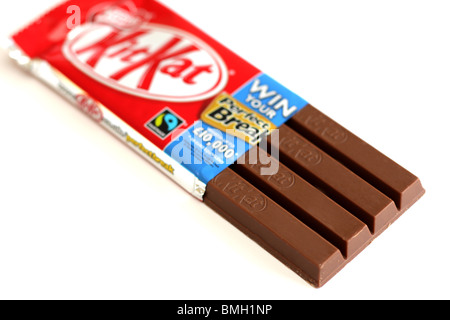 Barre de chocolat kit kat Banque D'Images