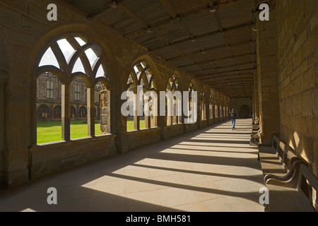 Cathédrale de Durham, des cloîtres, County Durham, Angleterre, octobre, 2009 Banque D'Images