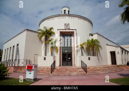 Bureau de poste de Miami Beach 1300 Washington Avenue Banque D'Images