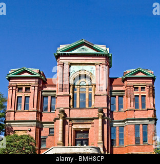 Temple maçonnique, St John's, Terre-Neuve, Canada, construit en 1894 et utilisé pour les cérémonies maçonniques jusqu'en 2007 lorsqu'il a été vendu. Banque D'Images