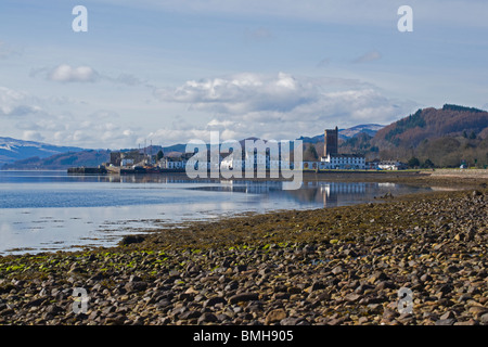 Recherche le long de Loch Fyne Inveraray, Argyll and Bute, Ecosse Banque D'Images