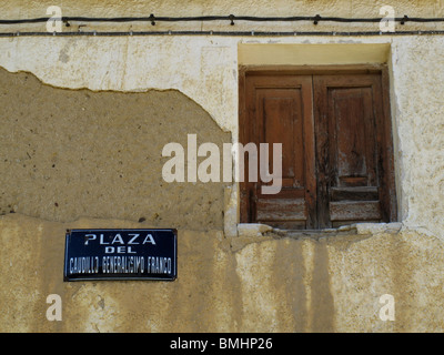 Revenga de Campos. Tierra de Campos. Palencia. L'Espagne. Chemin de Saint Jacques. Banque D'Images