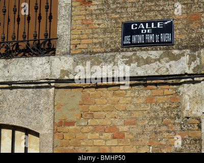 Revenga de Campos. Tierra de Campos. Palencia. L'Espagne. Chemin de Saint Jacques. Banque D'Images