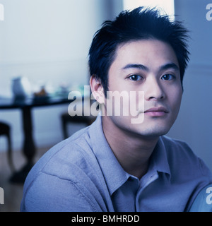 Portrait d'un jeune homme Banque D'Images