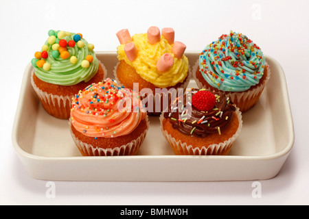 Assorted cupcakes Recette disponible Banque D'Images